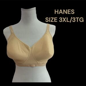 WOMENS BRA BY HANES SIZE 3XL/3TG GENTLY WORN